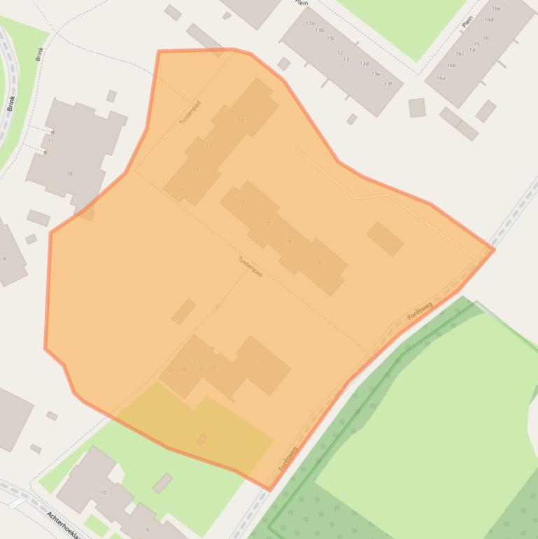 Kaart van postcodegebied 3941SW.