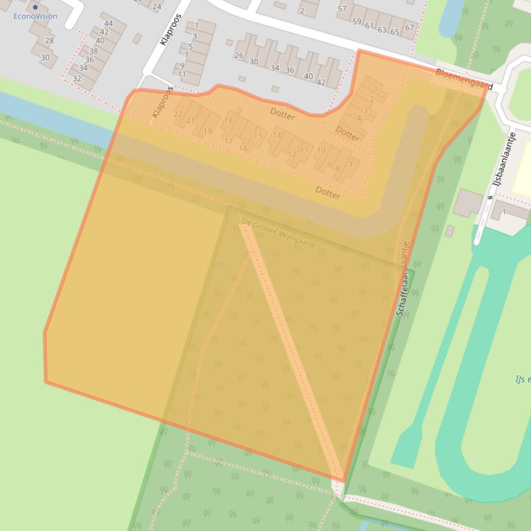Kaart van postcodegebied 3941TH.