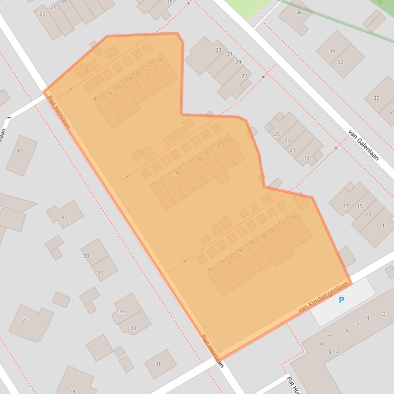 Kaart van postcodegebied 3941VH.