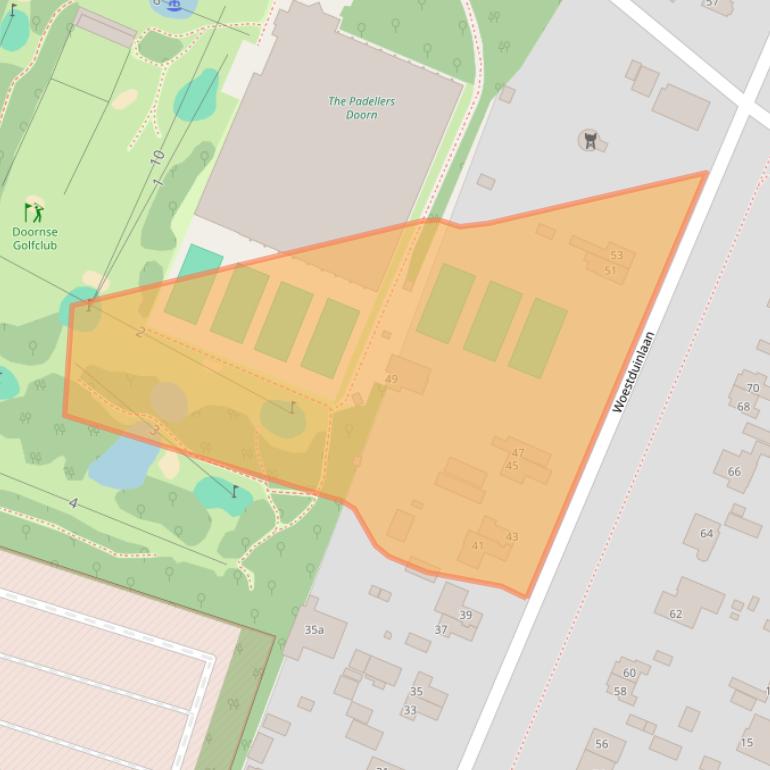 Kaart van postcodegebied 3941XB.
