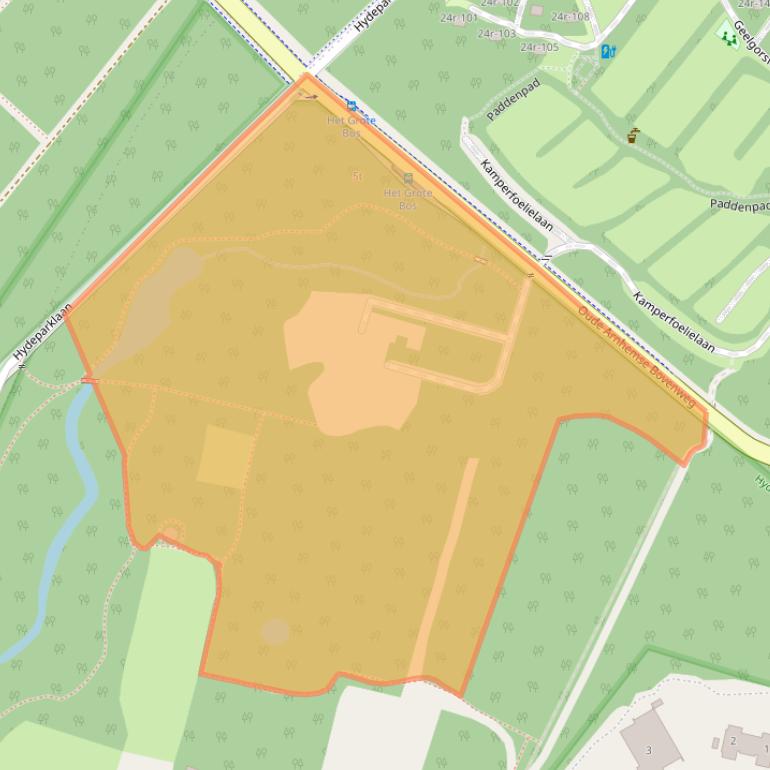 Kaart van postcodegebied 3941XN.