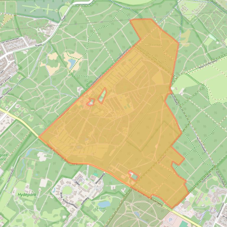 Kaart van postcodegebied 3941ZK.