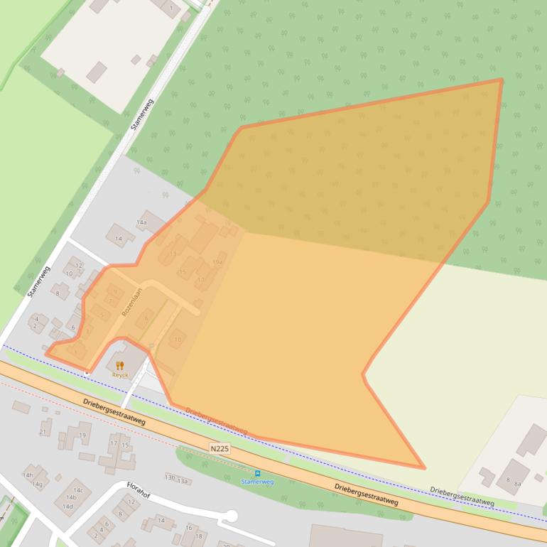 Kaart van postcodegebied 3941ZR.