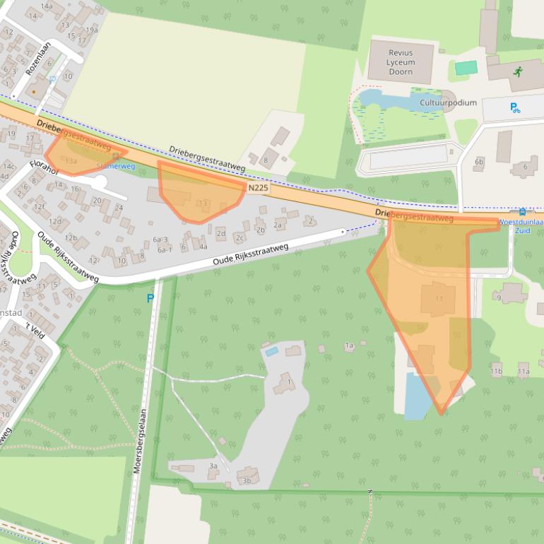 Kaart van postcodegebied 3941ZW.