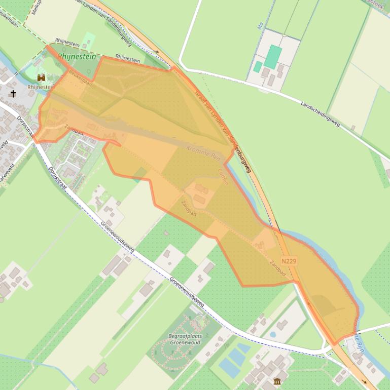 Kaart van postcodegebied 3945BA.