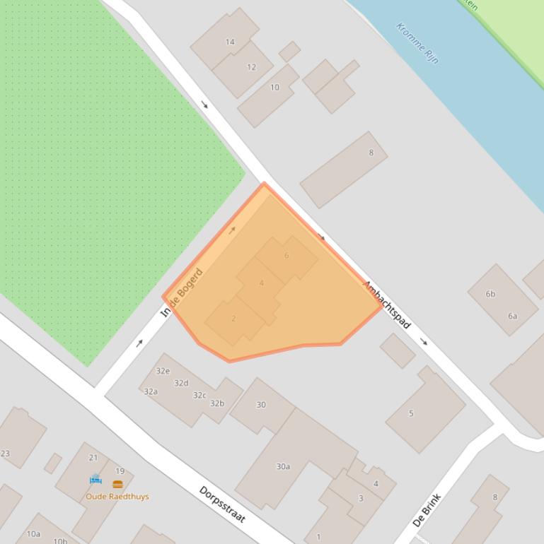 Kaart van postcodegebied 3945BH.