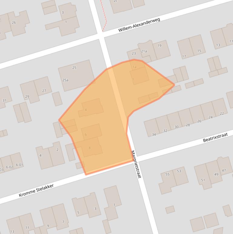 Kaart van postcodegebied 3945CM.