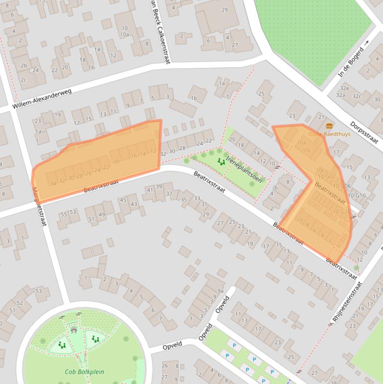 Kaart van postcodegebied 3945CR.