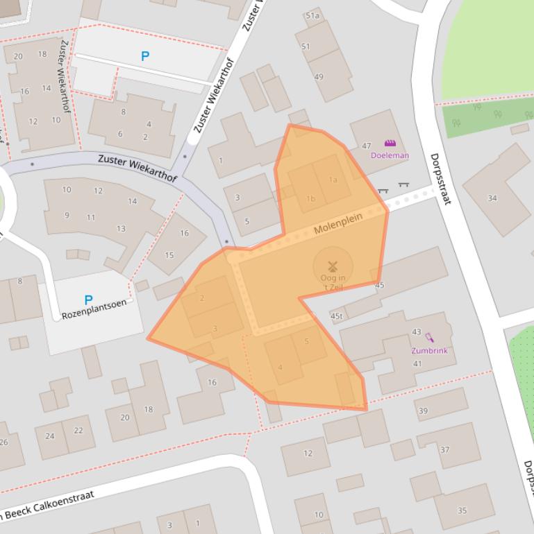 Kaart van postcodegebied 3945CZ.