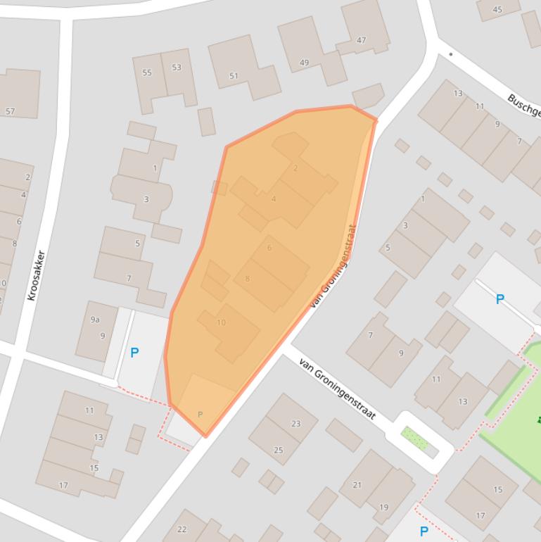 Kaart van postcodegebied 3945ED.