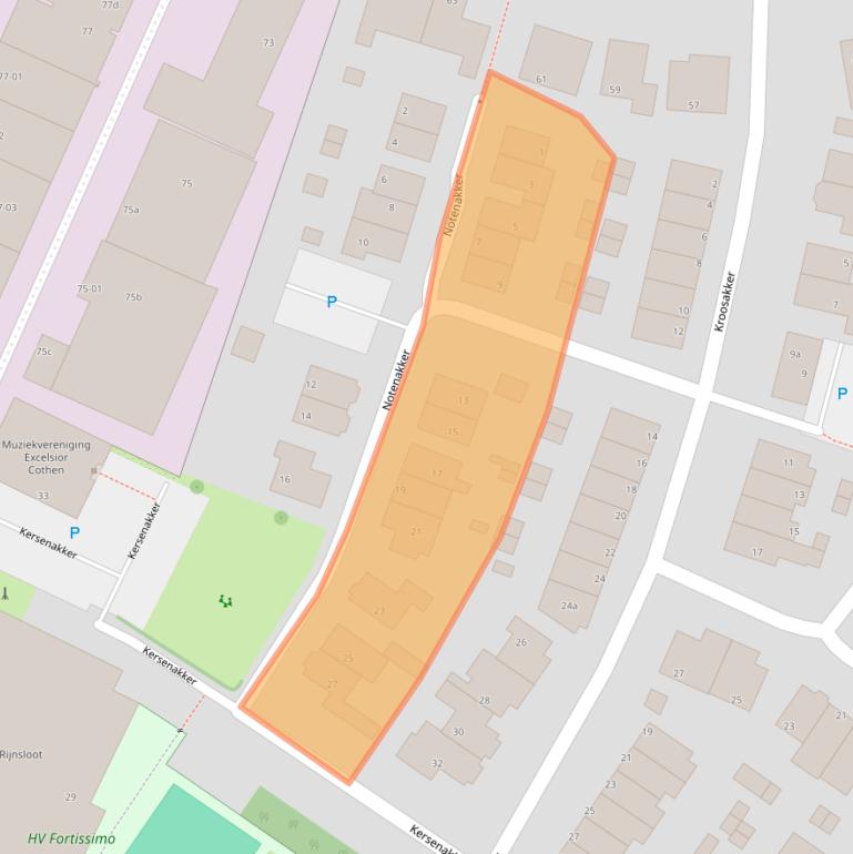 Kaart van postcodegebied 3945EM.