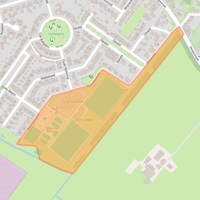 Kaart van postcodegebied 3945GH.