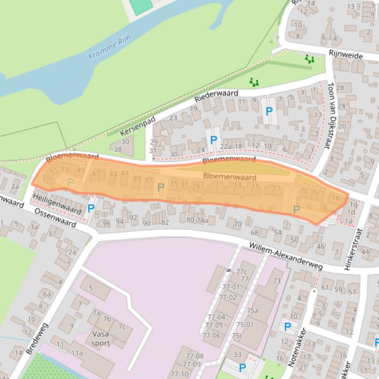 Kaart van postcodegebied 3945HA.