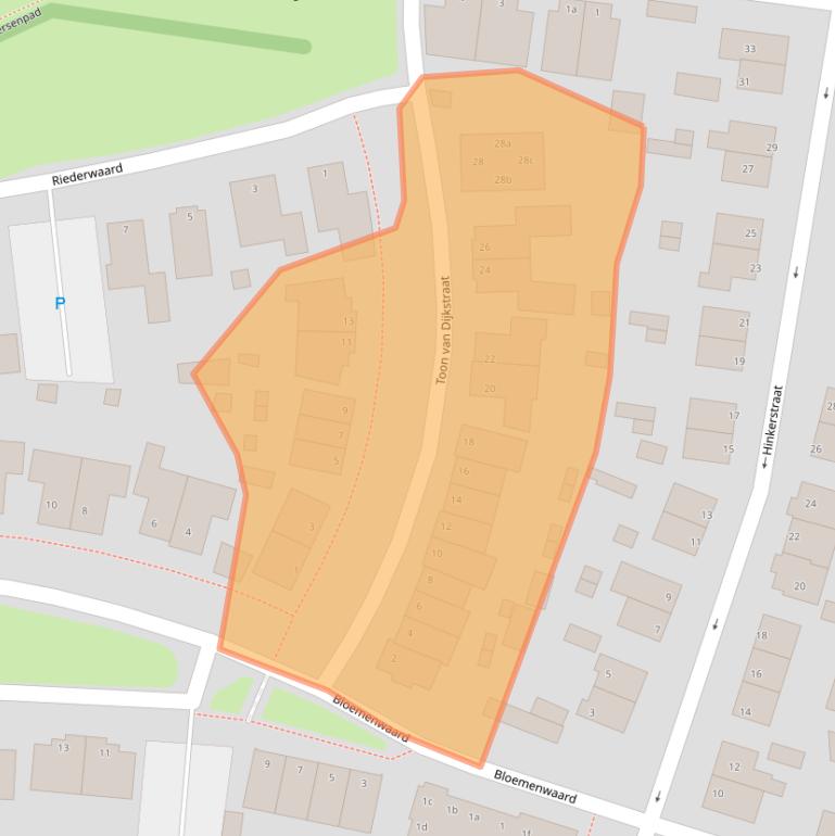 Kaart van postcodegebied 3945HG.