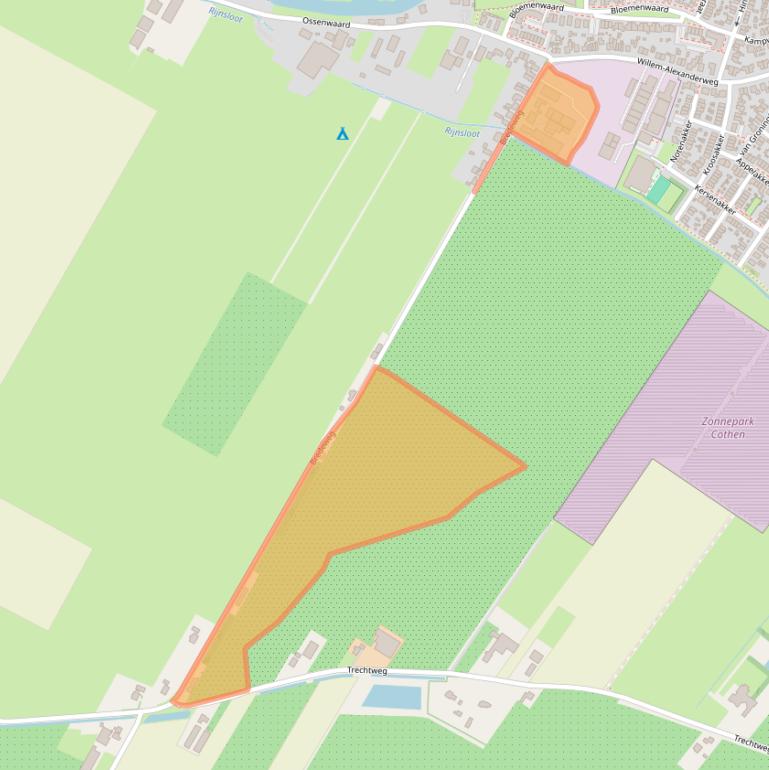 Kaart van postcodegebied 3945PD.