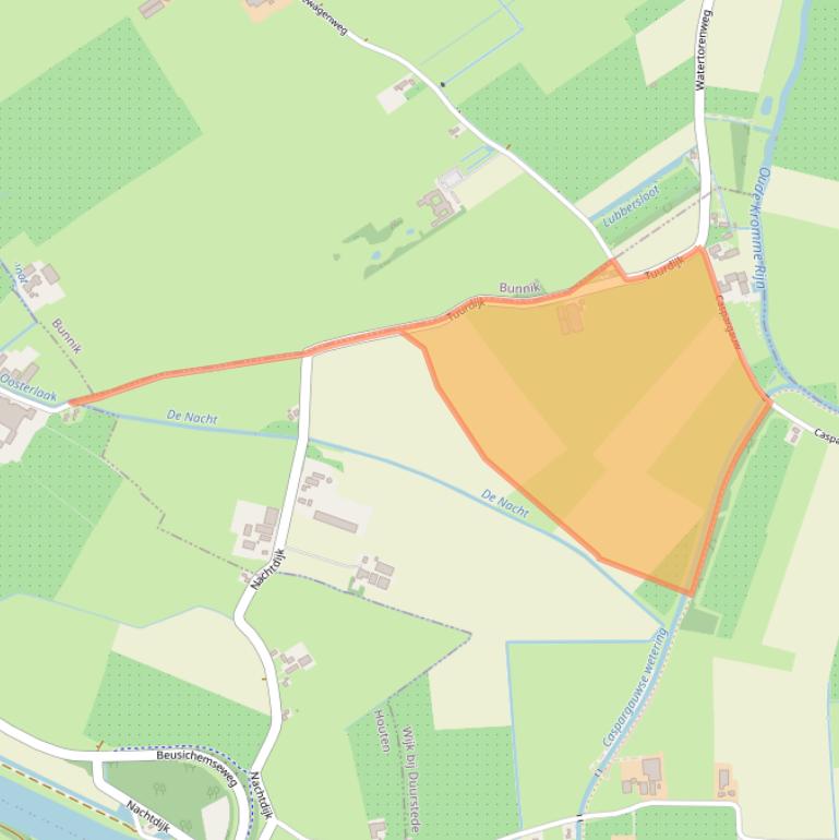 Kaart van postcodegebied 3945PJ.