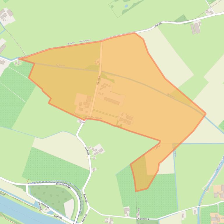 Kaart van postcodegebied 3945PK.