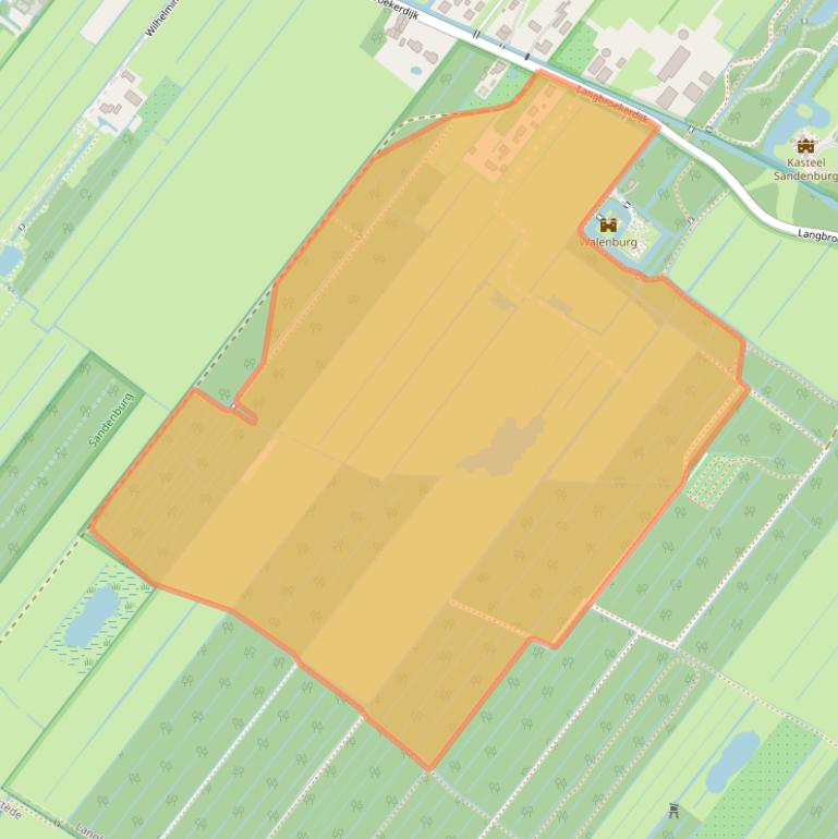 Kaart van postcodegebied 3947BL.