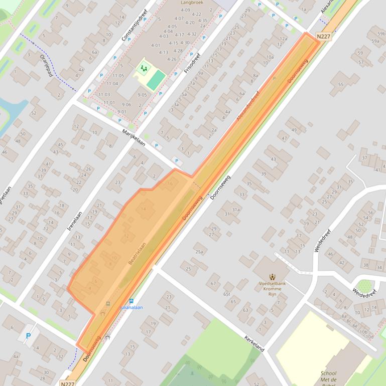 Kaart van postcodegebied 3947MH.