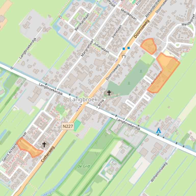 Kaart van postcodegebied 3947MV.