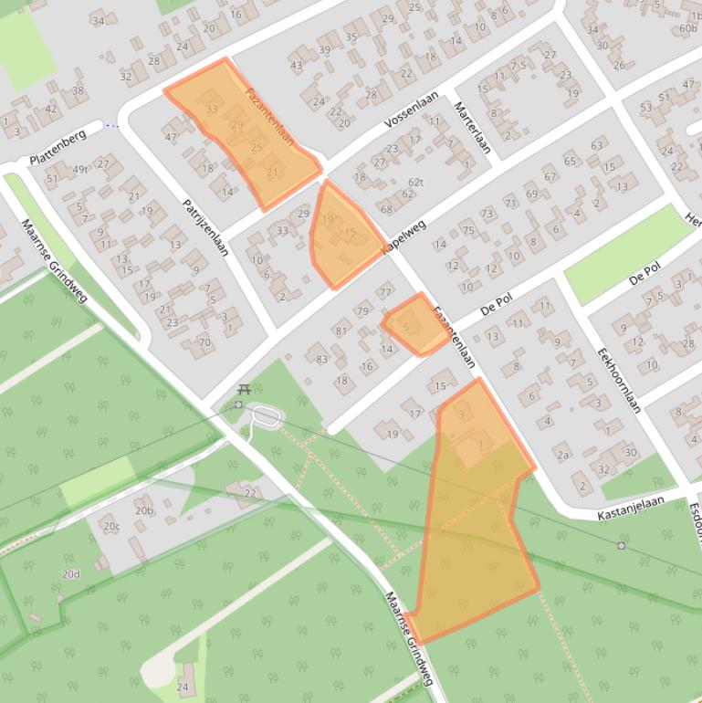 Kaart van postcodegebied 3951AH.