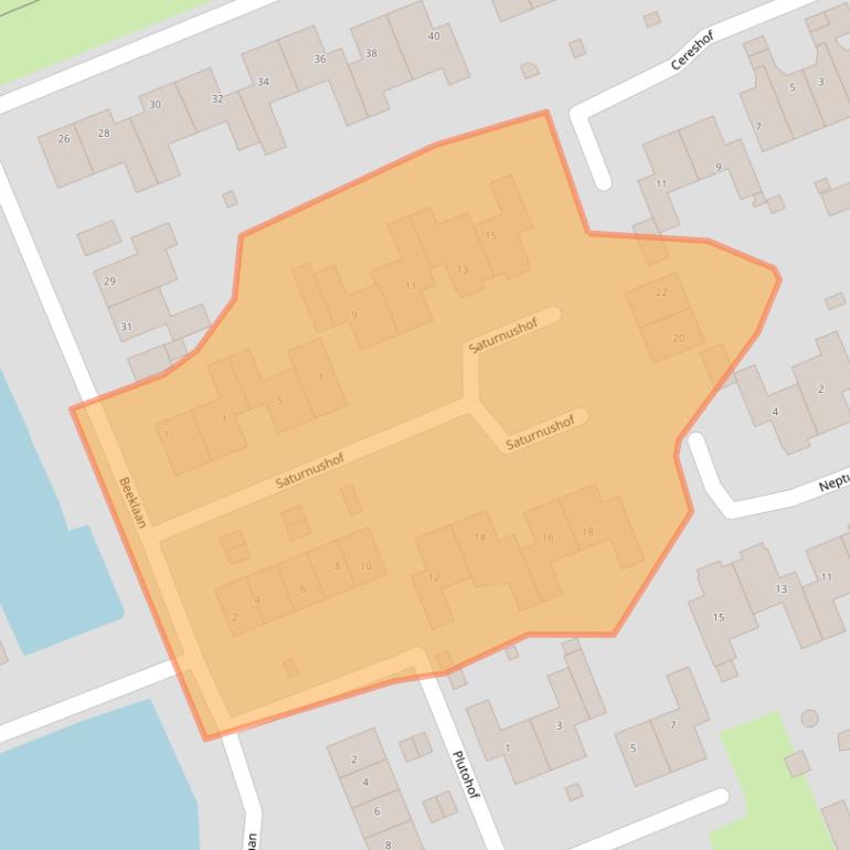 Kaart van postcodegebied 3951EE.