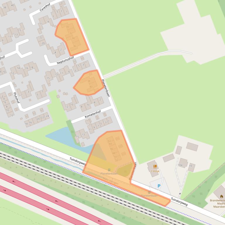 Kaart van postcodegebied 3951EK.