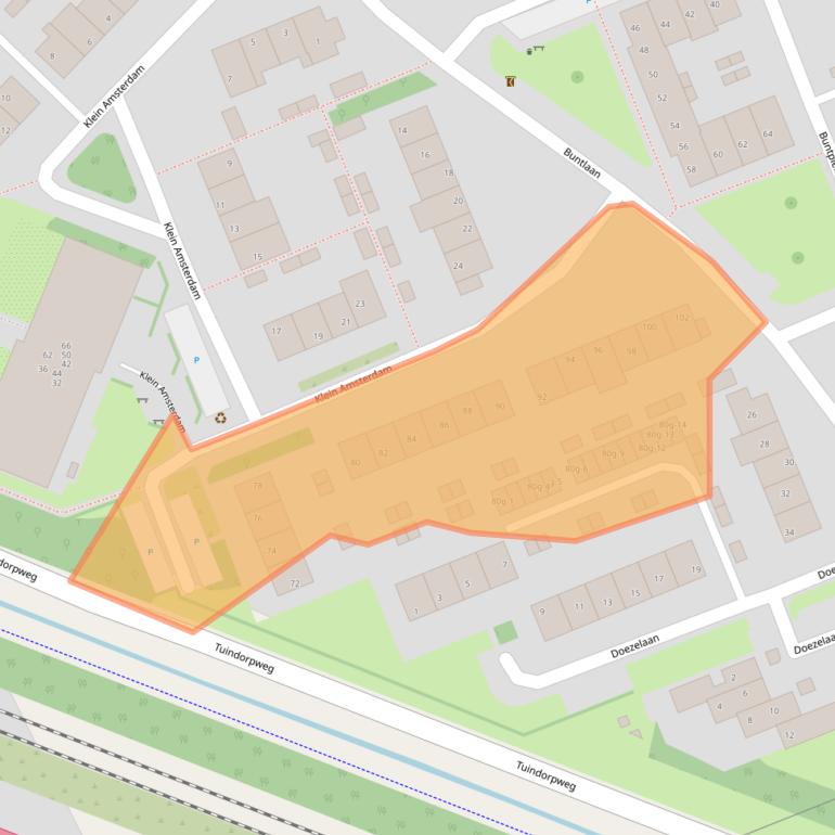 Kaart van postcodegebied 3951VV.