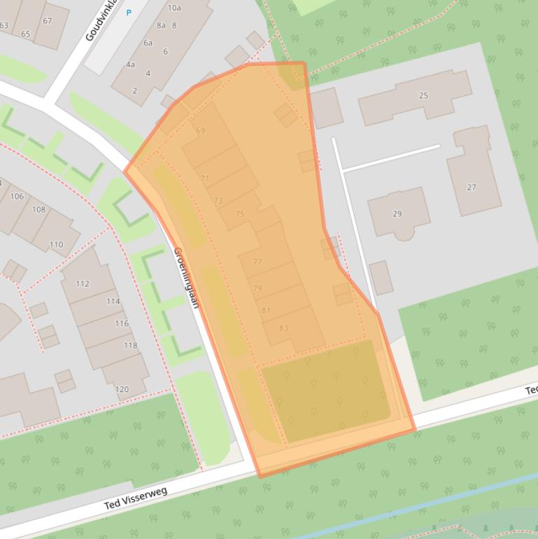 Kaart van postcodegebied 3951WE.