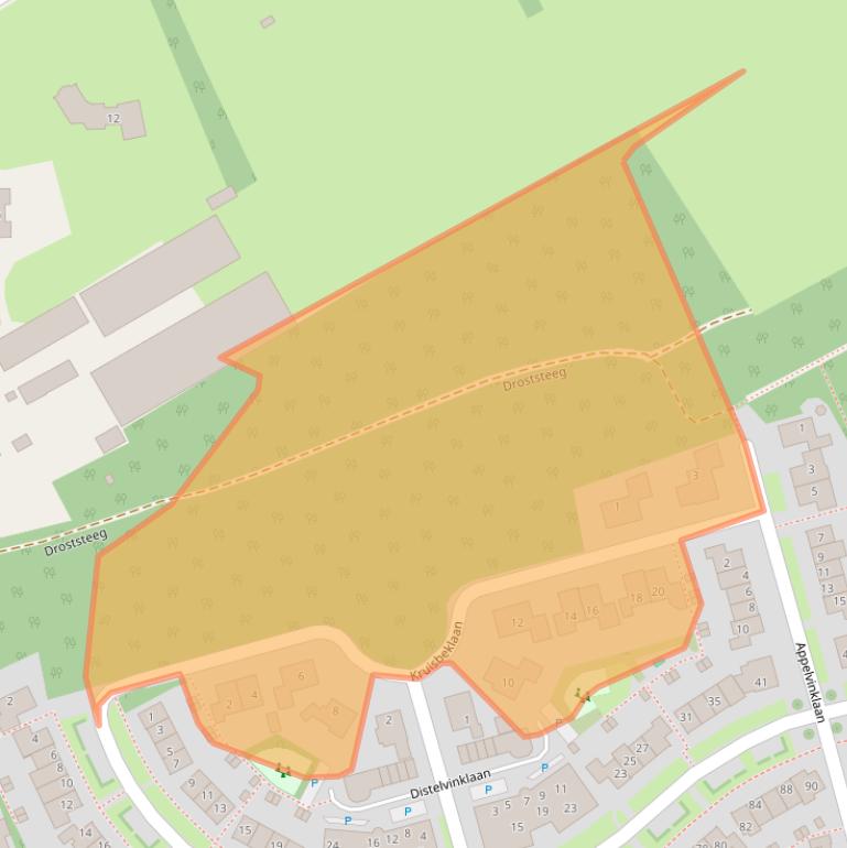 Kaart van postcodegebied 3951WL.