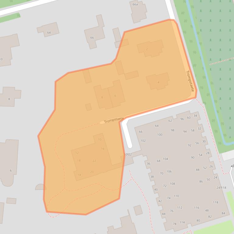 Kaart van postcodegebied 3951WV.