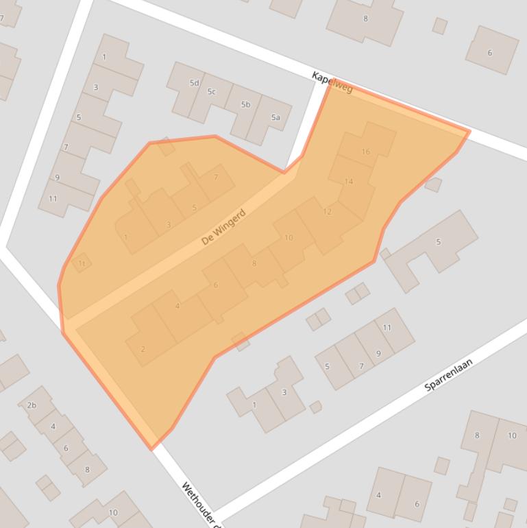 Kaart van postcodegebied 3951XK.