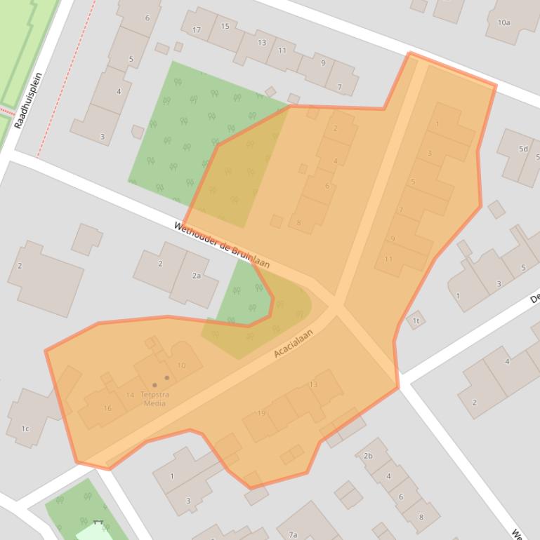 Kaart van postcodegebied 3951XR.