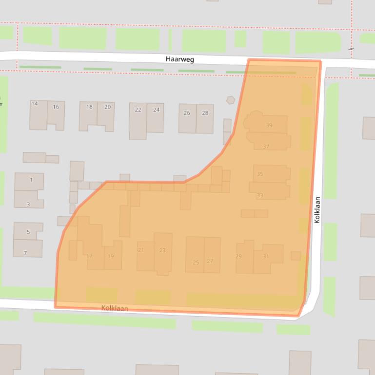 Kaart van postcodegebied 3953BL.