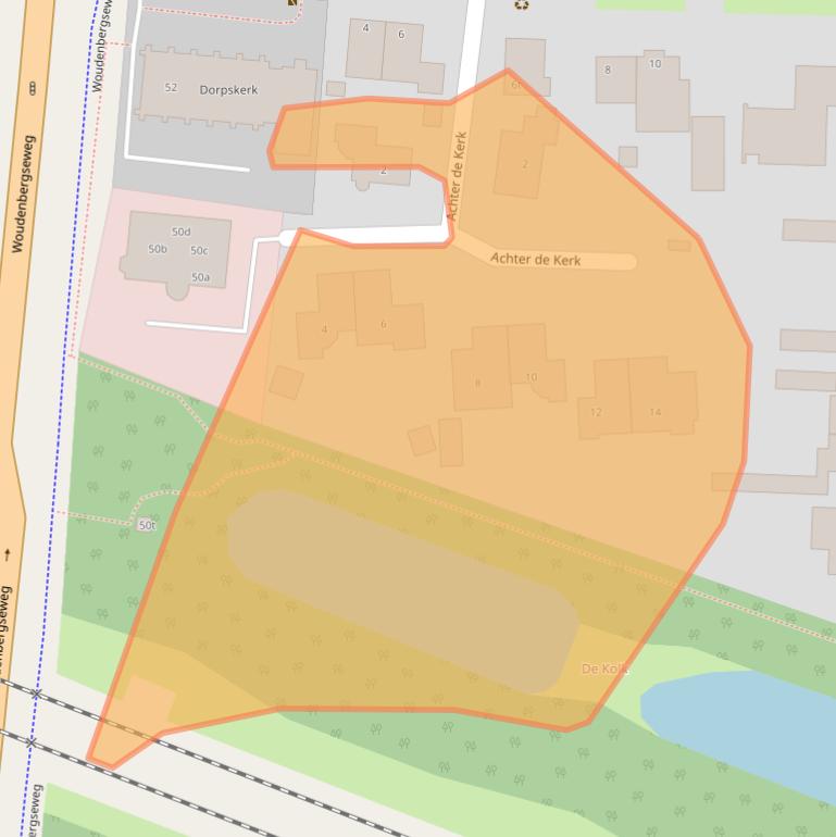 Kaart van postcodegebied 3953CA.