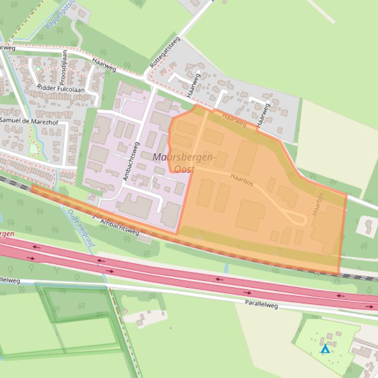 Kaart van postcodegebied 3953HA.