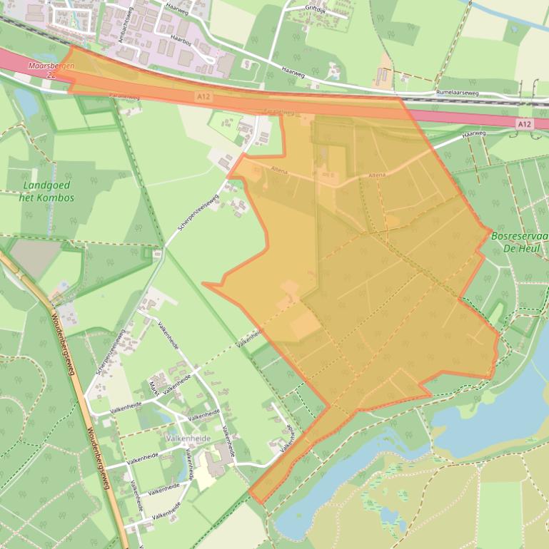 Kaart van postcodegebied 3953LX.