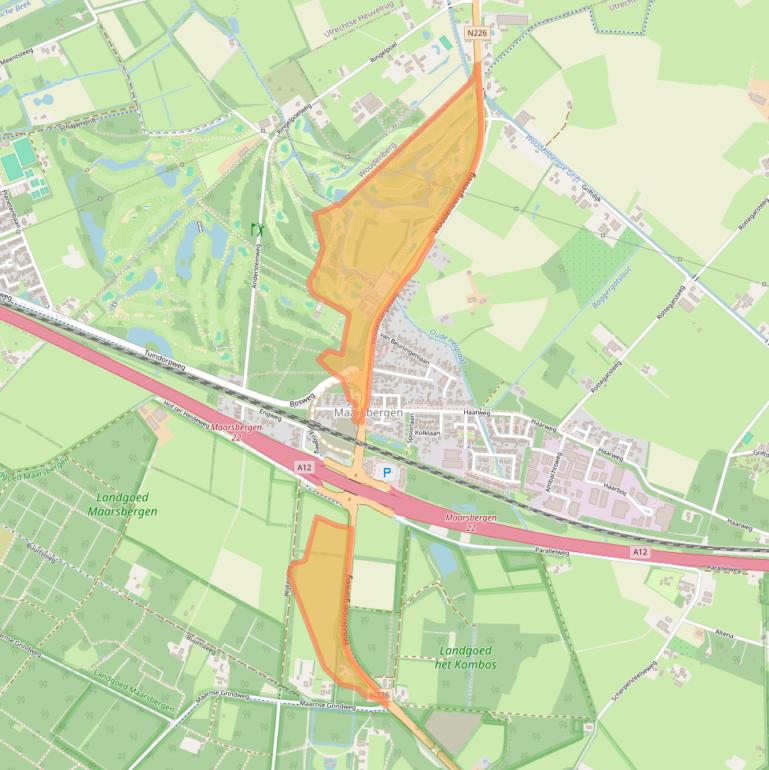 Kaart van postcodegebied 3953ME.