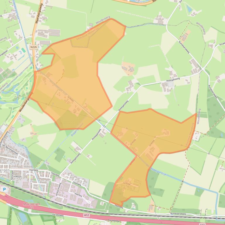Kaart van postcodegebied 3953ML.