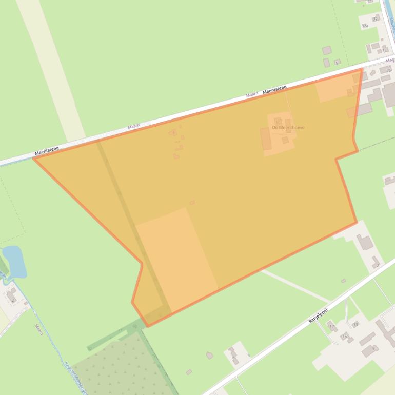 Kaart van postcodegebied 3953MV.