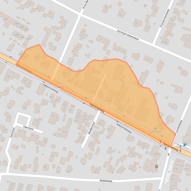 Kaart van postcodegebied 3956CV.