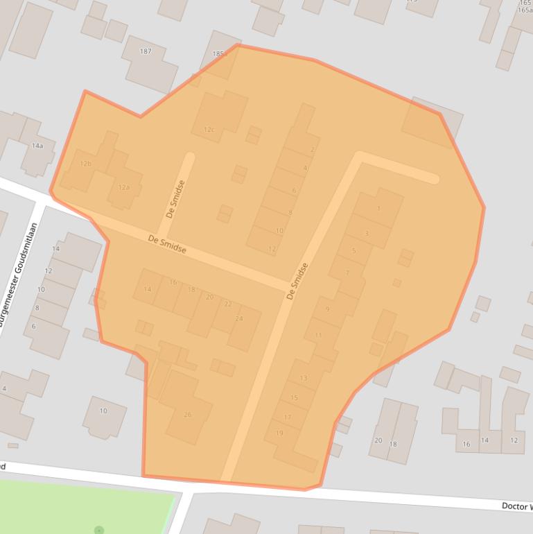 Kaart van postcodegebied 3956CZ.