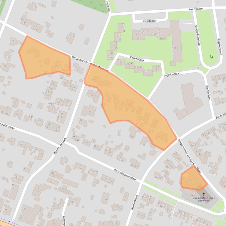 Kaart van postcodegebied 3956DA.