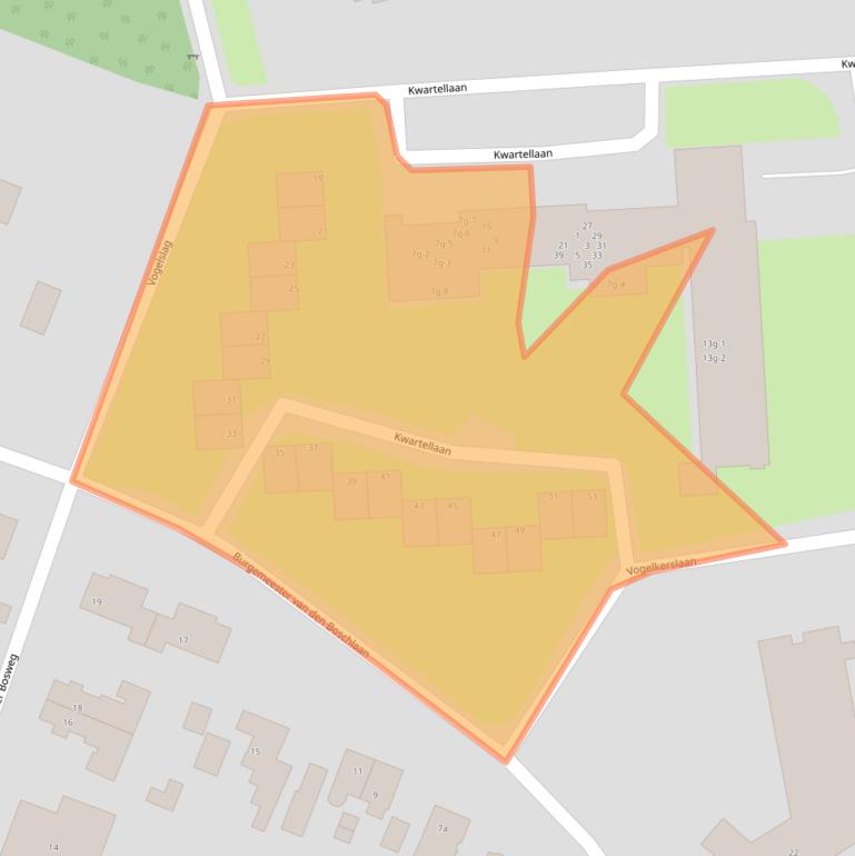 Kaart van postcodegebied 3956DK.