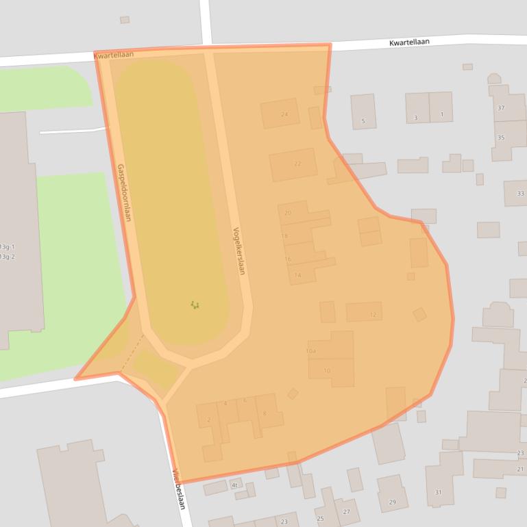 Kaart van postcodegebied 3956DL.