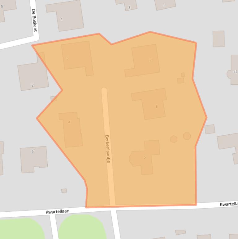 Kaart van postcodegebied 3956DM.