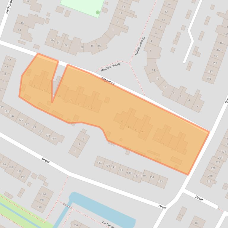 Kaart van postcodegebied 3956GP.