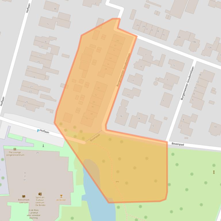 Kaart van postcodegebied 3956GV.