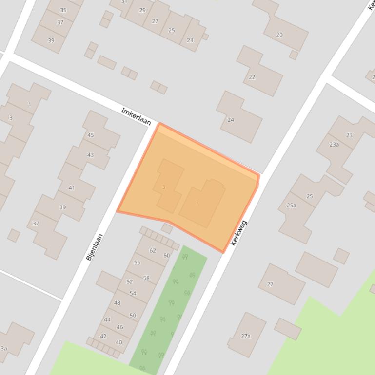 Kaart van postcodegebied 3956GZ.