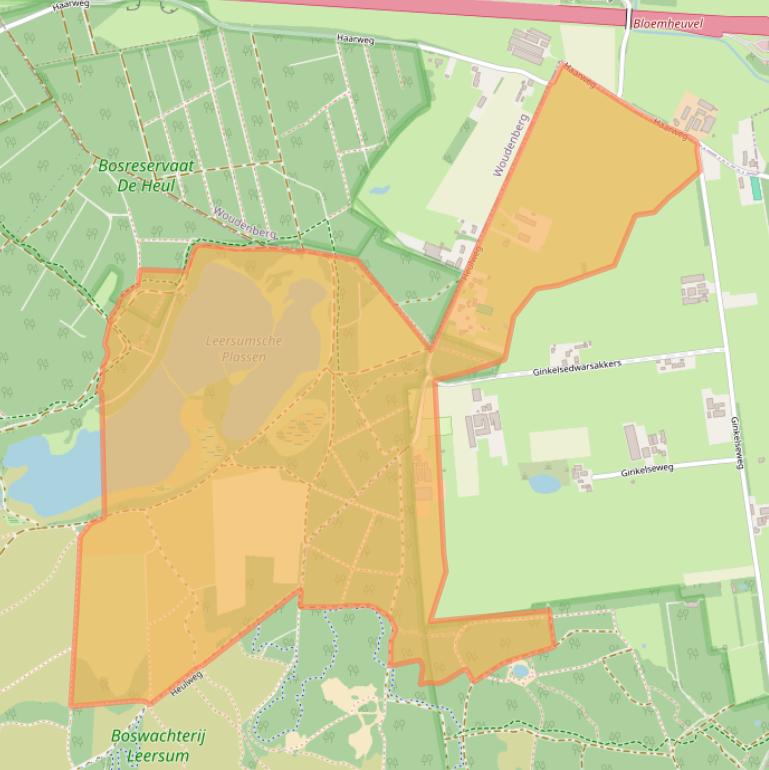 Kaart van postcodegebied 3956KR.